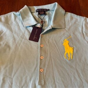 Ralph Lauren polo size xl button down blue